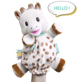 Doudou marionette Sophie la girafe