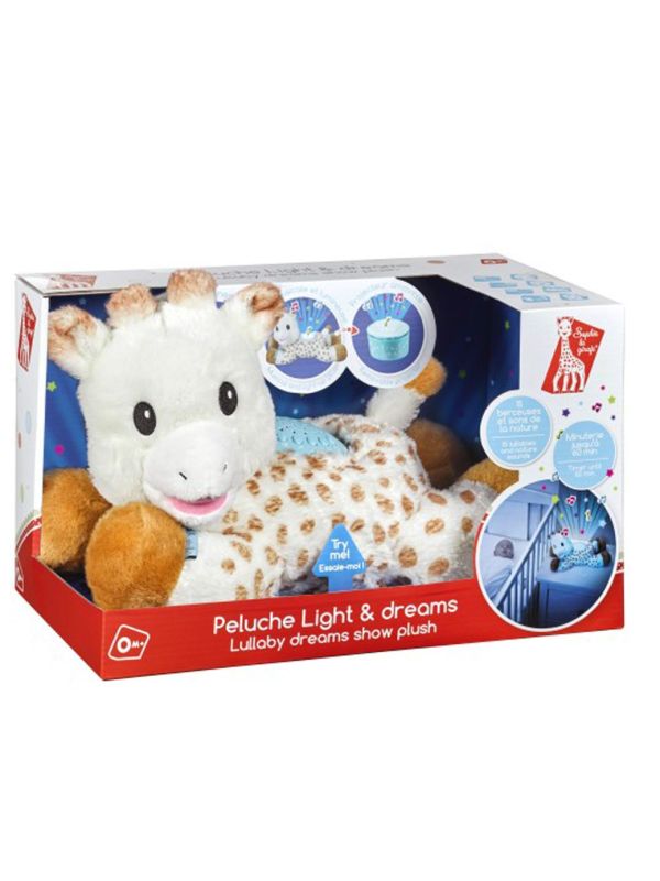 Peluche lumineuse et musicale Sophie la girafe