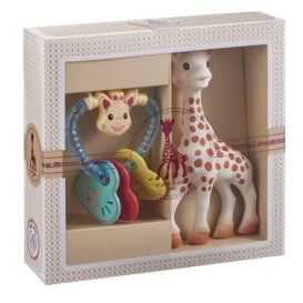 Coffret naissance sophie la girafe et un hochet