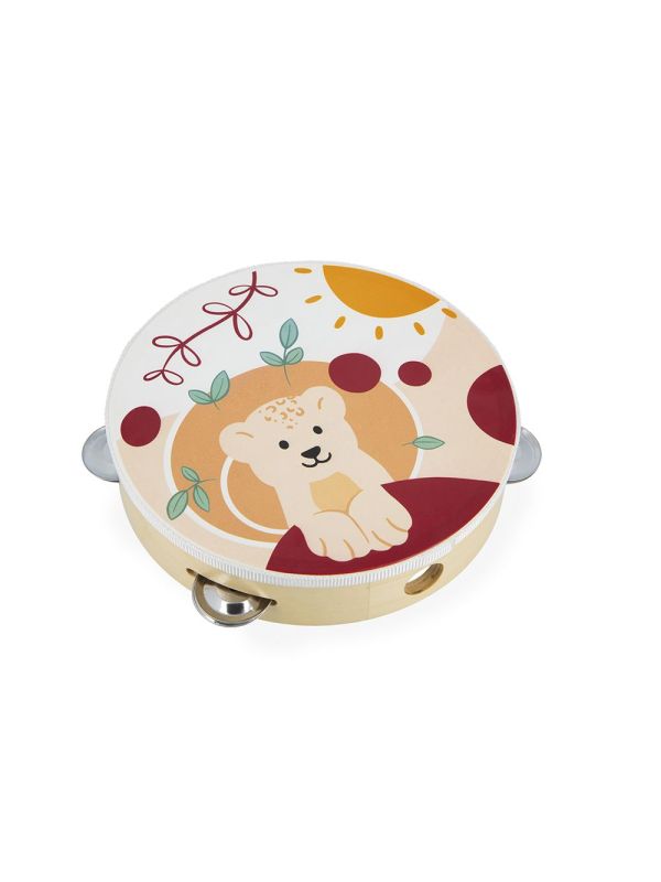 Tambourin en bois "SUNSHINE"