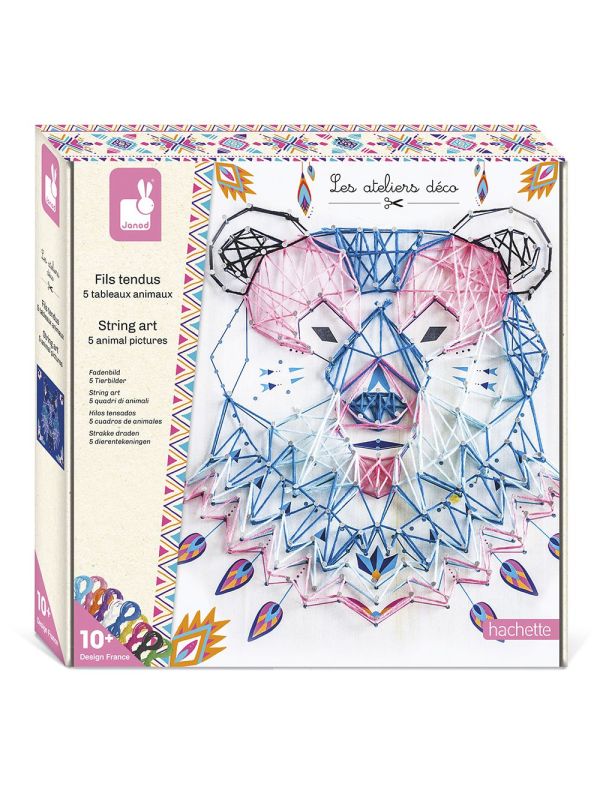 kit créatif-fils tendus animaux