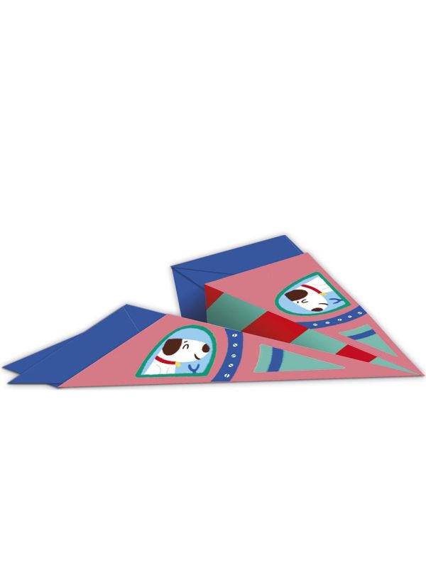 Kit Créatif - 20 avions en Papier à Créer. 6+