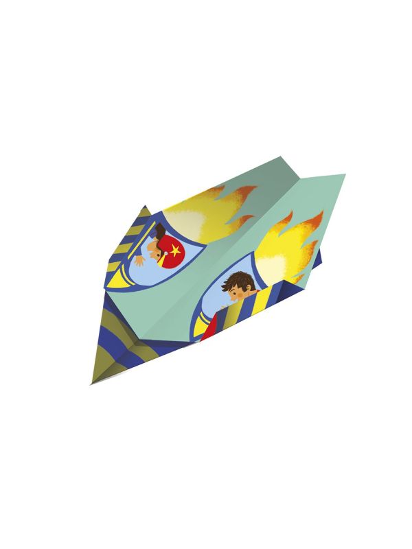 Kit Créatif - 20 avions en Papier à Créer. 6+