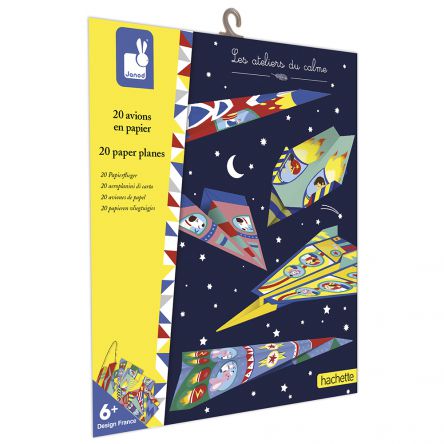 Kit Créatif - 20 avions en Papier à Créer. 6+