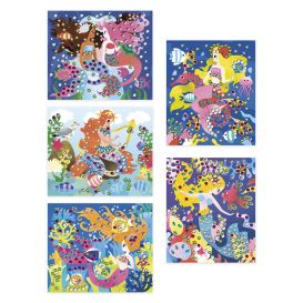 Kit créatif sequins à Coller Sirènes 6 +