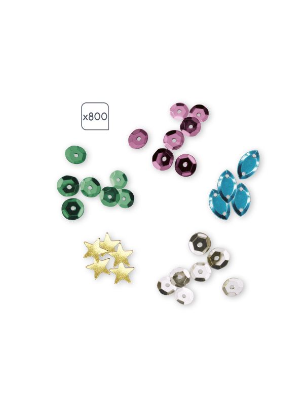 Kit créatif sequins à Coller Sirènes 6 +