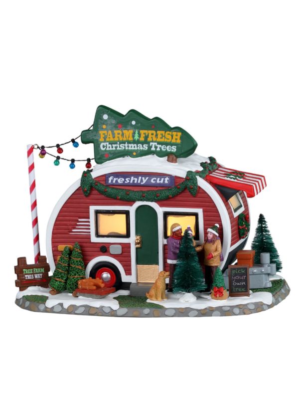 LEMAX 25928 – Caravane de la ferme au sapin
