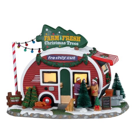 LEMAX 25928 – Caravane de la ferme au sapin