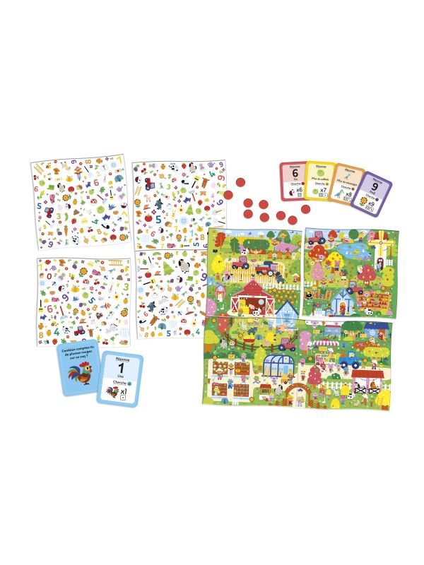 Cherche et trouve les chiffres - Jeux de réflexion