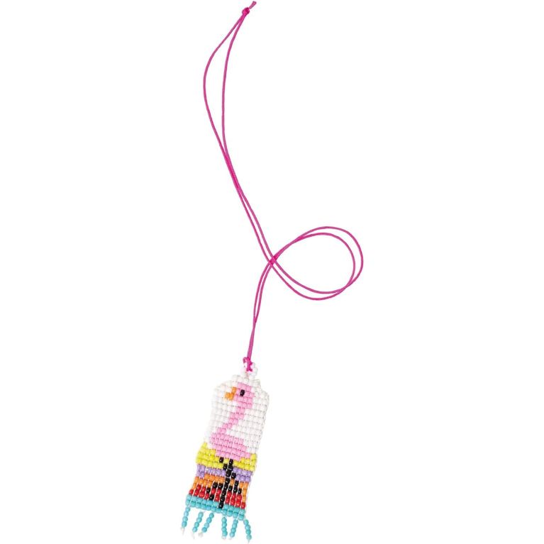 J07999 - Kit créatif 13 Bijoux Pop en Perles et un Métier à Tisser