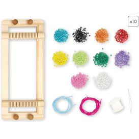 Kit créatif 13 Bijoux Pop en Perles et un Métier à Tisser