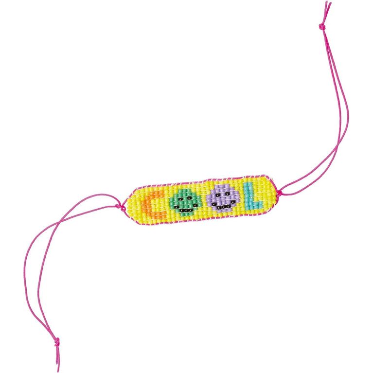 J07999 - Kit créatif 13 Bijoux Pop en Perles et un Métier à Tisser