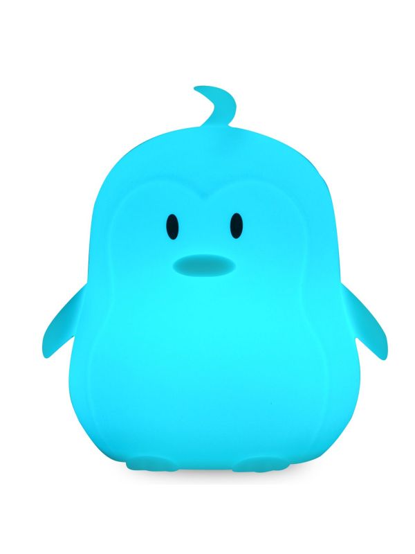 Veilleuse 8 couleurs 3 modes- Pingouin