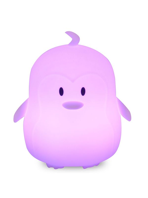Veilleuse 8 couleurs 3 modes- Pingouin