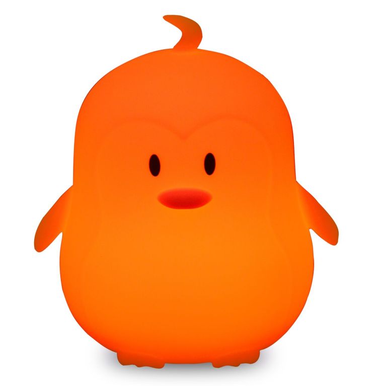 Veilleuse 8 couleurs 3 modes- Pingouin
