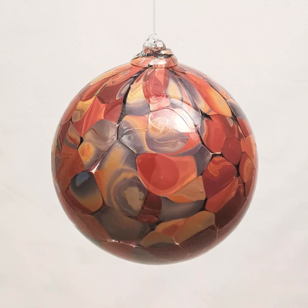 boule de Noël originale, scarabée en verre soufflé et décoré à la main.