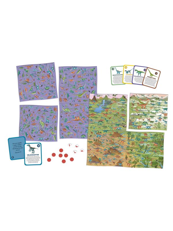 Cherche et trouve les dinosaures - Jeux de réflexion