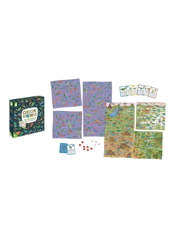 Cherche et trouve les dinosaures - Jeux de réflexion