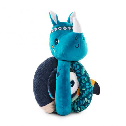 83370 - Hochet a poignees Marius le rhino