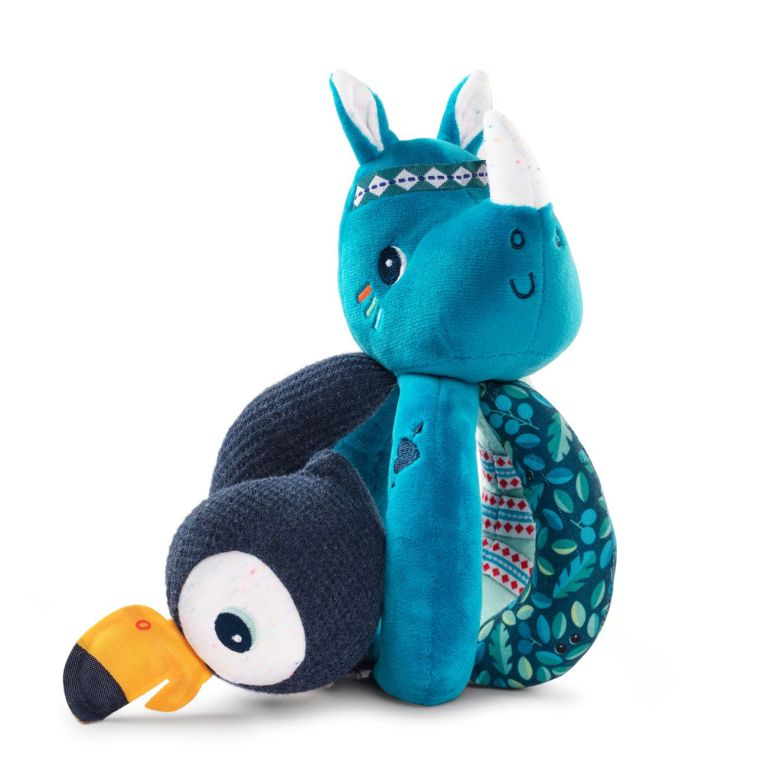 83370 - Hochet a poignees Marius le rhino 83370 - Hochet a poignees Marius le rhino