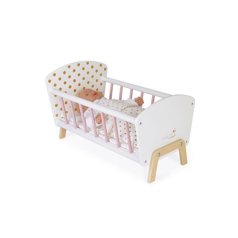 Lit en bois pourpoupée " CANDY CHIC" Lit en bois pourpoupée " CANDY CHIC"