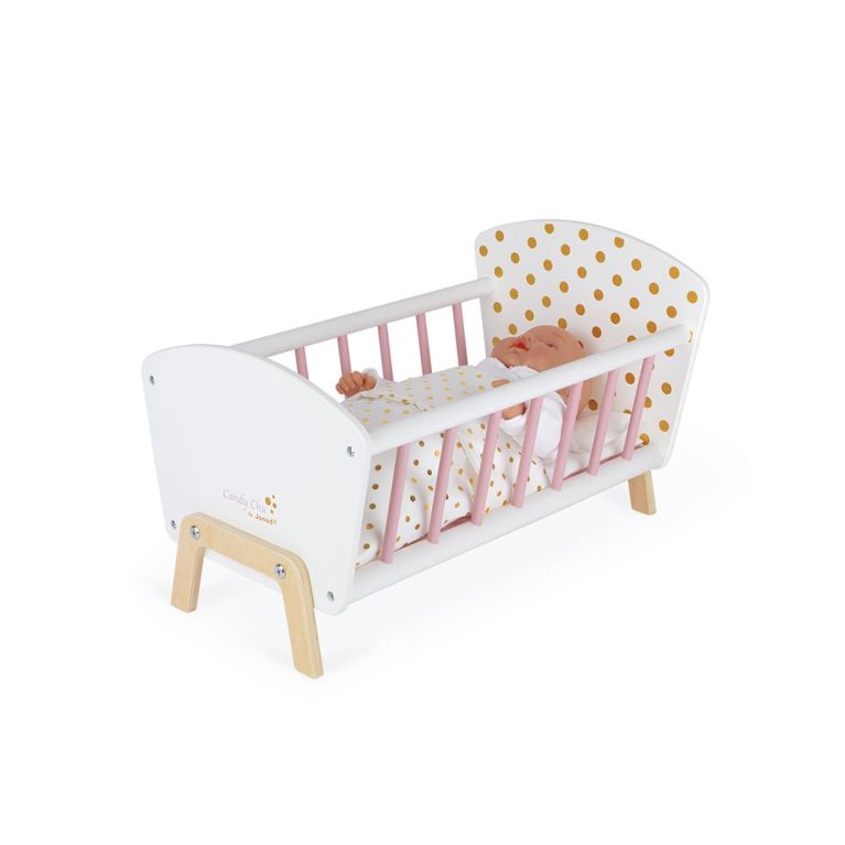 Lit en bois pourpoupée " CANDY CHIC" Lit en bois pourpoupée " CANDY CHIC"