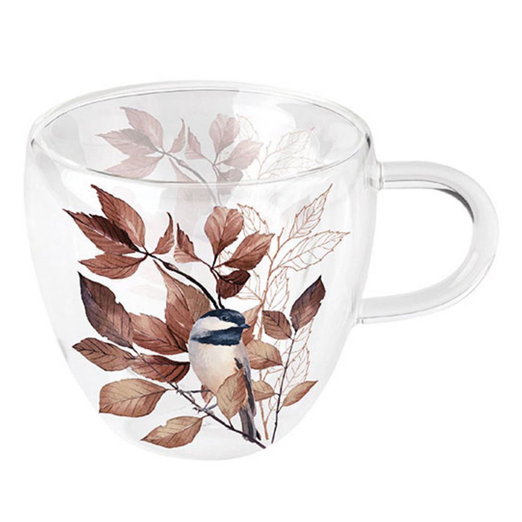 Mug à double paroi coeur Grande tasse en verre thermique - Tasse et Mugs -  Achat & prix