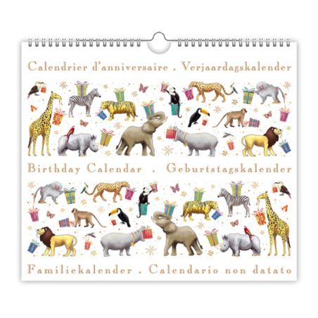 Calendrier d'anniversaire perpétuel  - Multi-thèmes