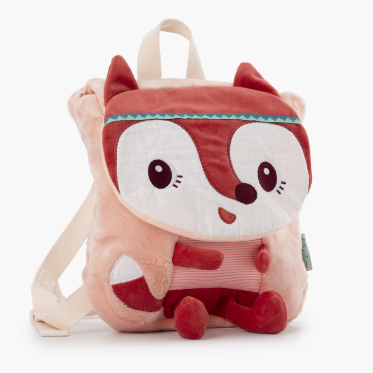 Sac à dos tout doux-Mariusle rhino ou Stella le faon Sac à dos tout doux-Mariusle rhino ou Stella le faon