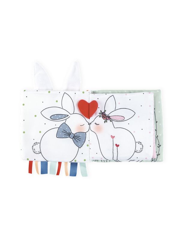 Livre d'éveil texturé en tissu - 2 modèles
