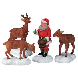 LEMAX 52146 - Figurine repas des rennes