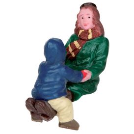 LEMAX 52364 - Figurine balançoire sur les jambes de maman