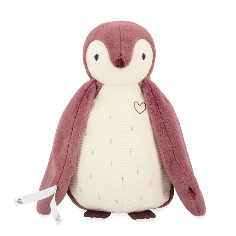 Peluche à bruit blanc manchot