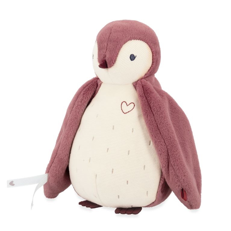Peluche à bruit blanc manchot