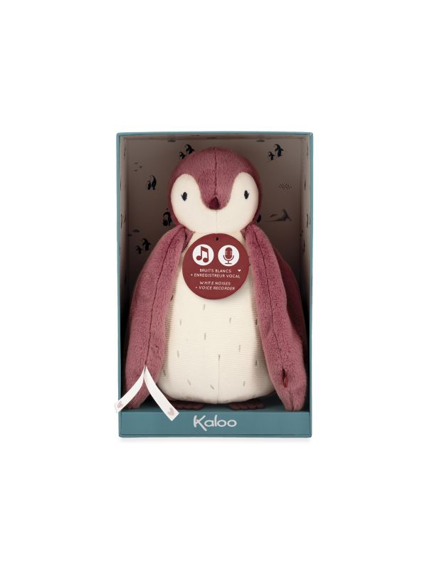 Peluche à bruit blanc manchot
