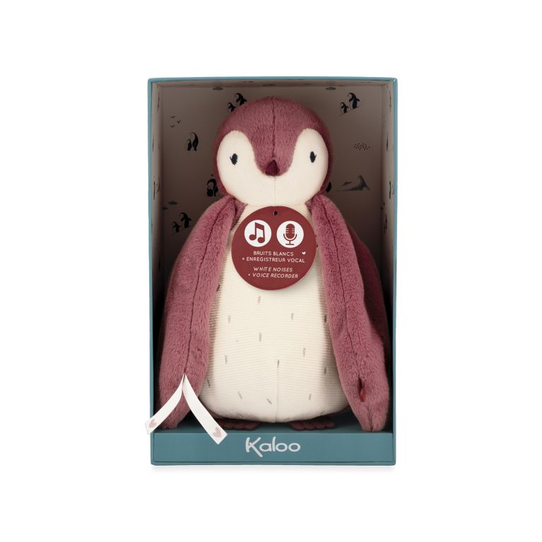 Peluche à bruit blanc manchot