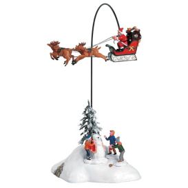 Traîneau volant du père noël