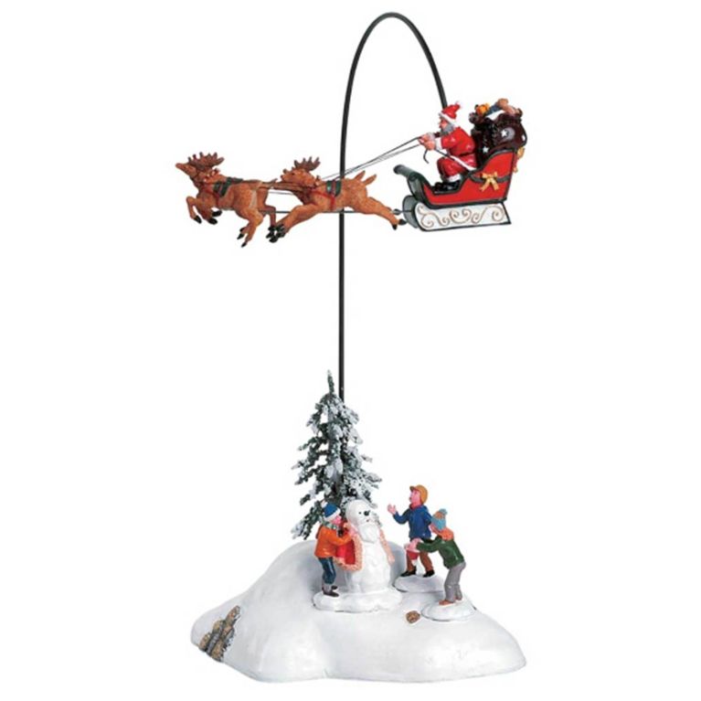 Traîneau volant du père noël