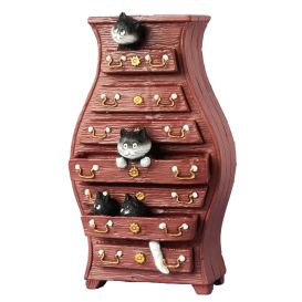 Figurine chat Dubout - Cache cache