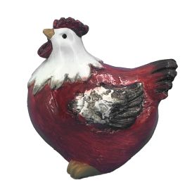 Poule rouge mini figurine