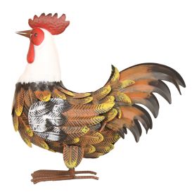 Coq en métal 36cm
