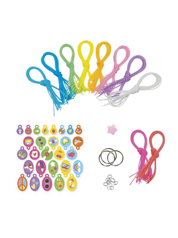 kit créatif-fils scoubidous -7 ans et +