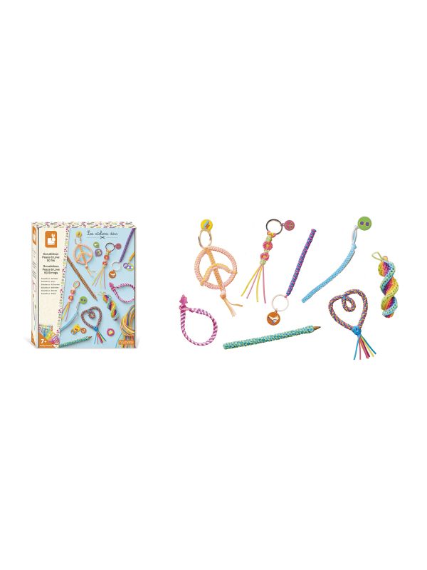 kit créatif-fils scoubidous -7 ans et +