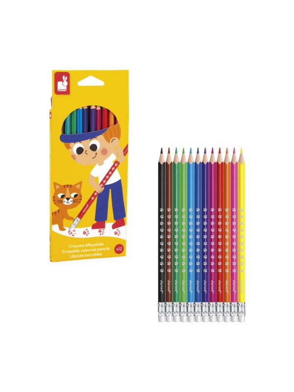 Crayons effaçables x 12
