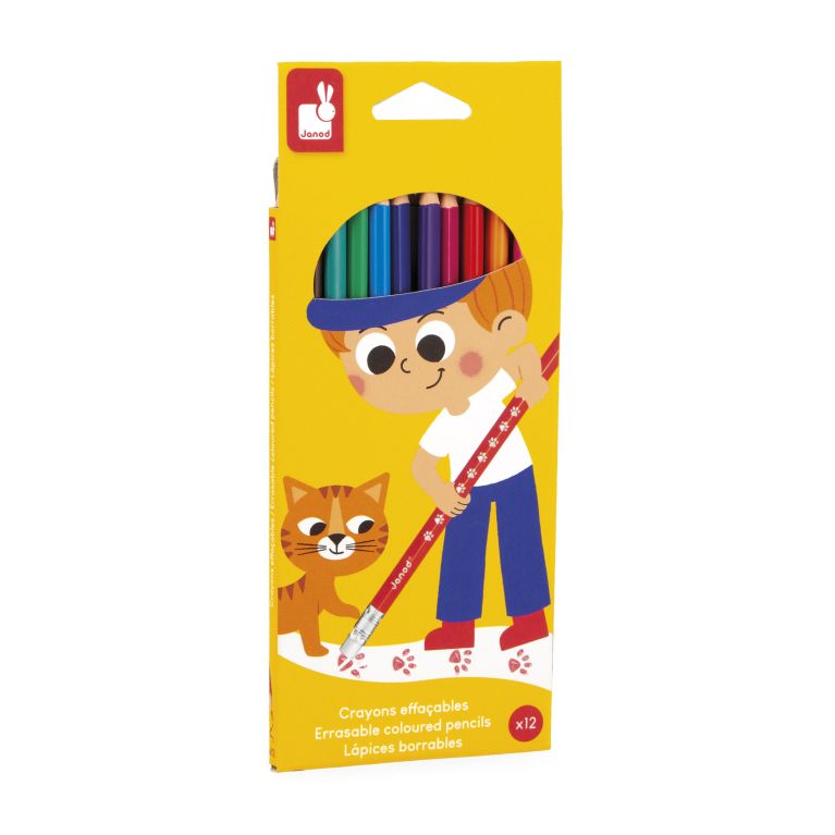 Crayons effaçables x 12 Crayons effaçables x 12