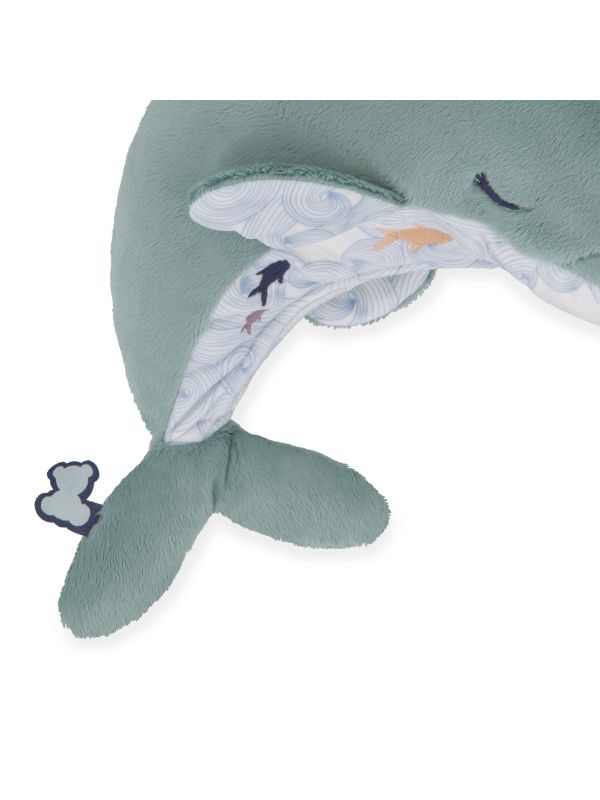 Peluche bouillote chaud et froid dauphin