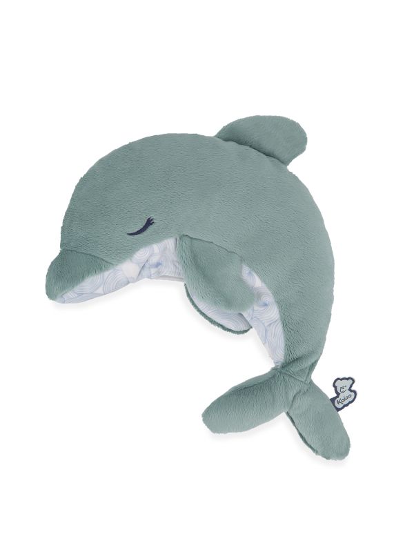 Peluche bouillote chaud et froid dauphin