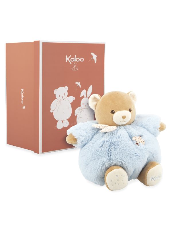 Doudou patapouf ours bleu