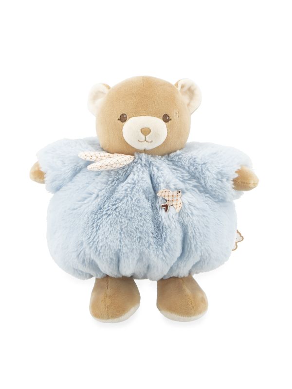 Doudou patapouf ours bleu