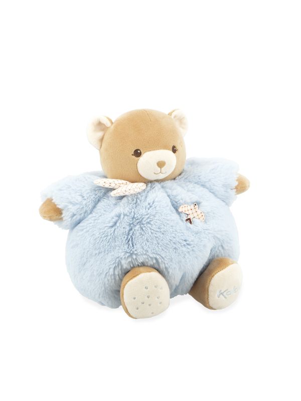 Doudou patapouf ours bleu